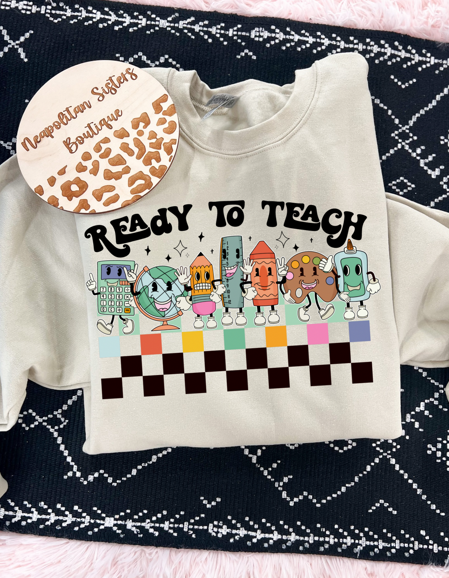 Ready to teach crewneck