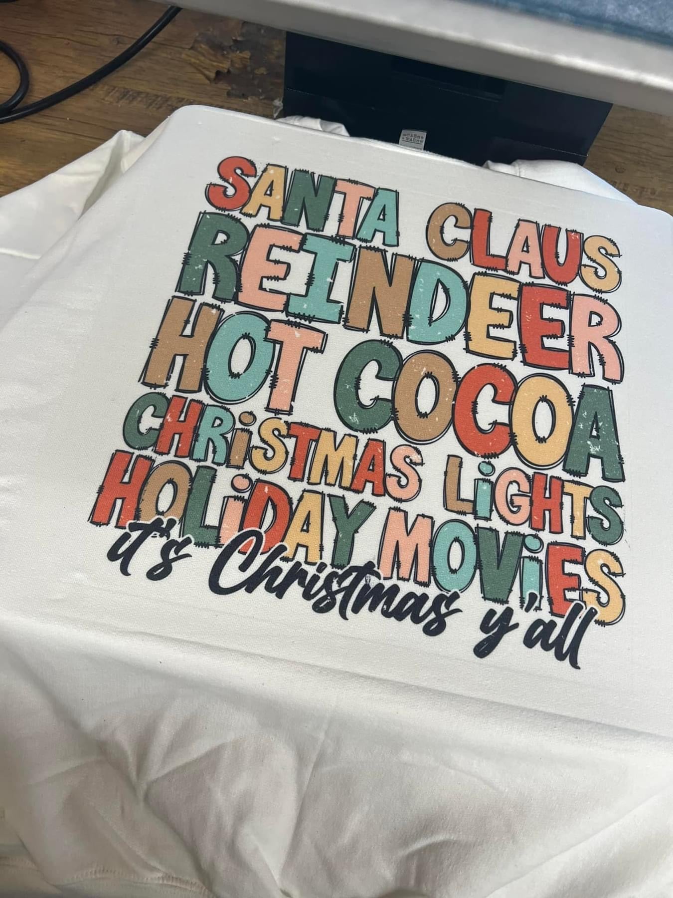 It’s Christmas yall crewneck