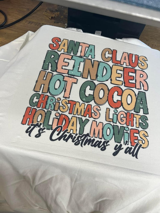 It’s Christmas yall crewneck