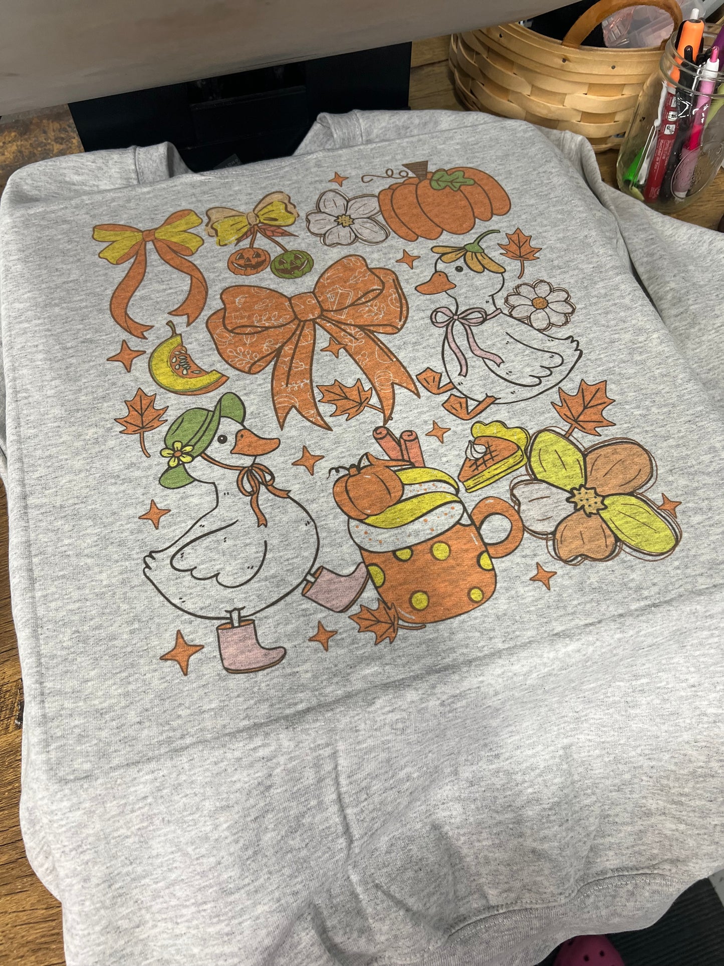 Fall goosin crewneck