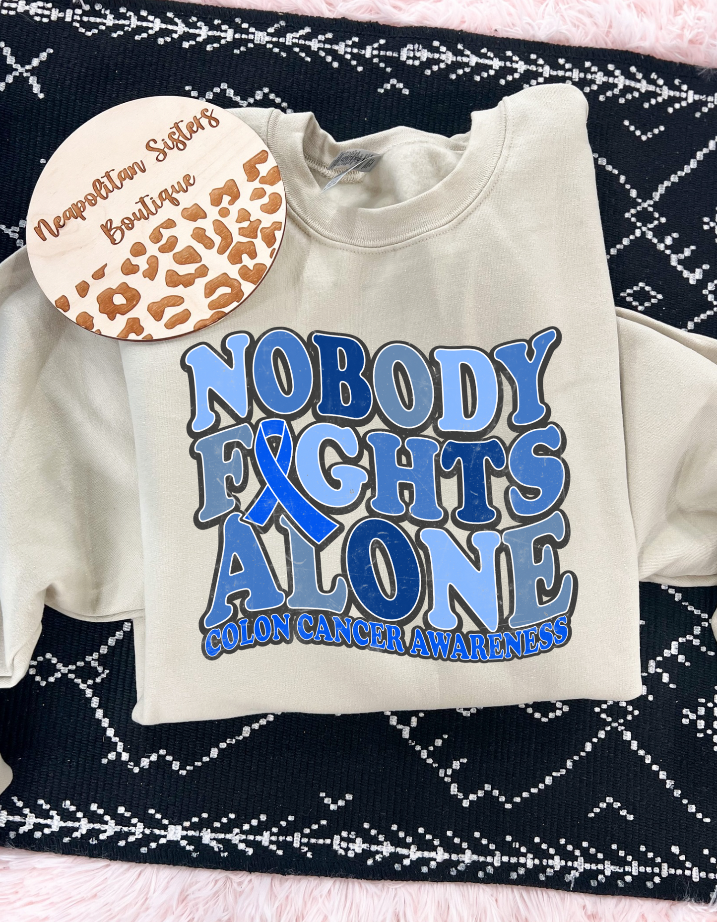 Nobody fights alone crewneck/tshirt