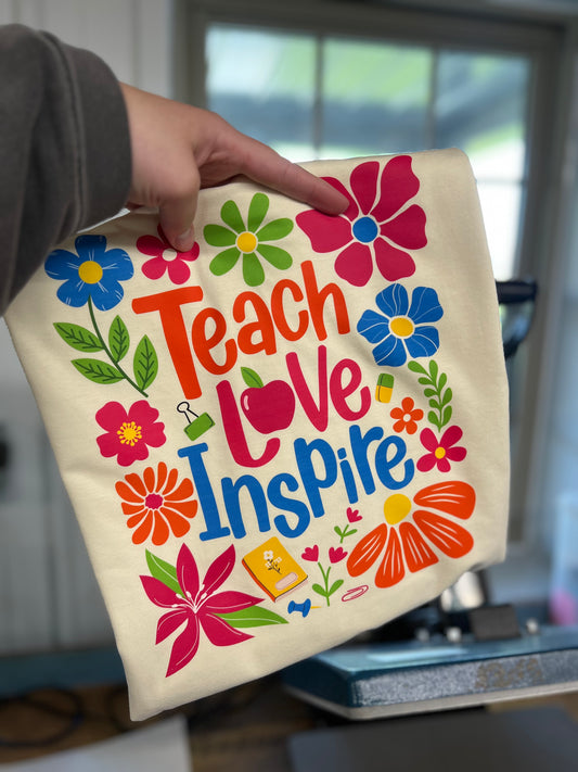 Teach love inspire tee
