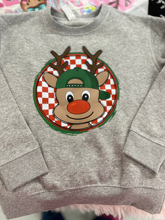 Kiddo Rudolph crewneck