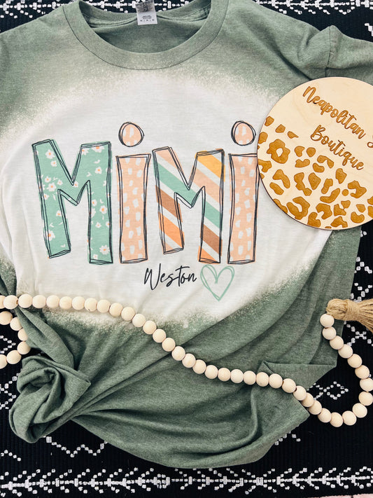 Mimi/Grammy/Mamaw/ custom tee